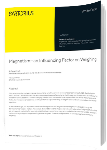 Whitepaper Cover: Sartorius