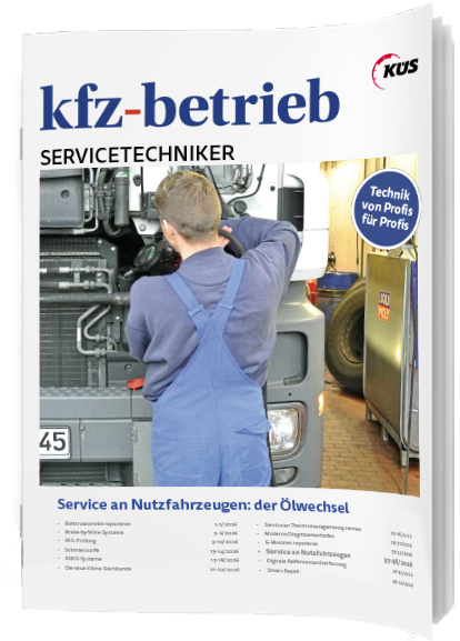 kb Dossier Servicetechniker Service an Nutzfahrzeugen: der Ölwechsel