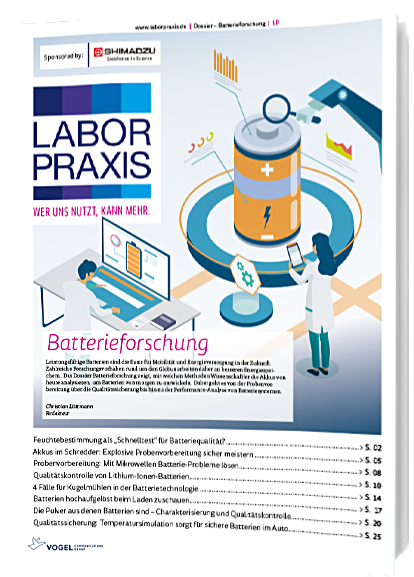 Batterieforschung: Methoden und mehr