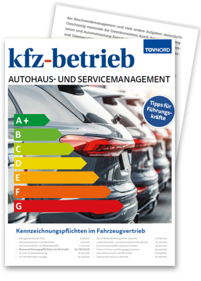 Kennzeichnungspflichten im Fahrzeugvertrieb