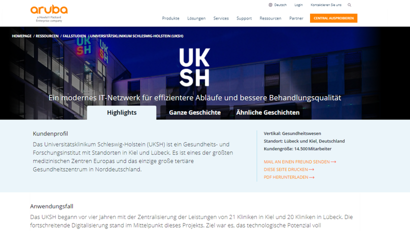 Aruba Healthcare DOwn