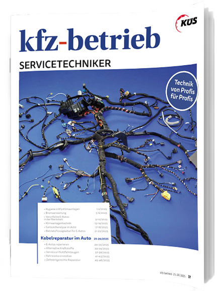 kb Dossier Servicetechniker Kabelreparatur im Auto