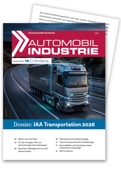 WP Vorschaubild Dossier IAA Transportation 2026 - COMSOL