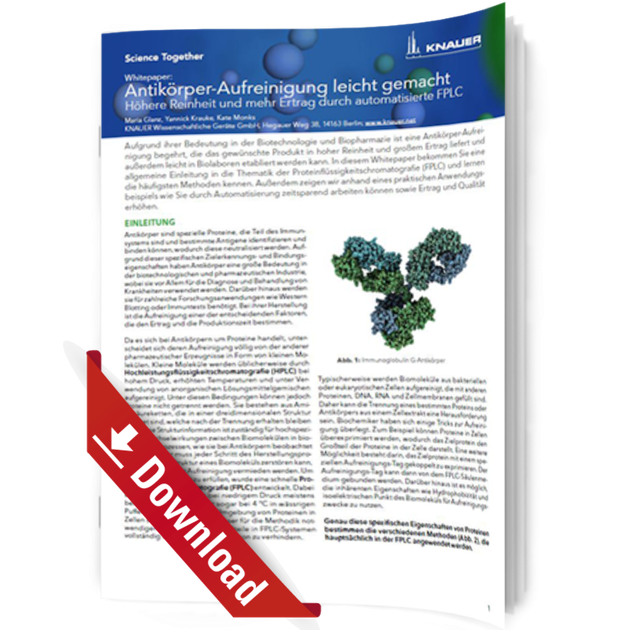 Whitepaper Cover: Knauer Wissenschaftliche Geräte GmbH